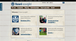 Desktop Screenshot of husaroscoutgard.se